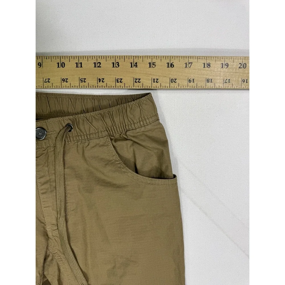 Bylt Pants Men's Medium Brown Ripstop Premium Basics Drawstring Jogger Stretch